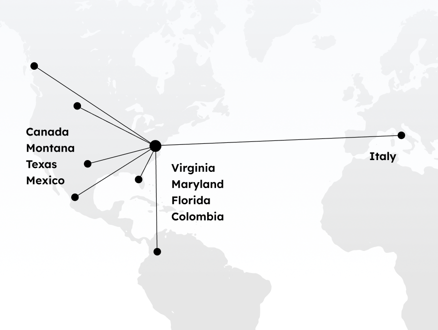 location pins